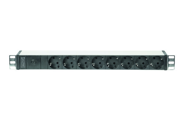 Aluminum outlet strip with pre-fuse | DN-95410 | Sockets quantity 8 - Image 3