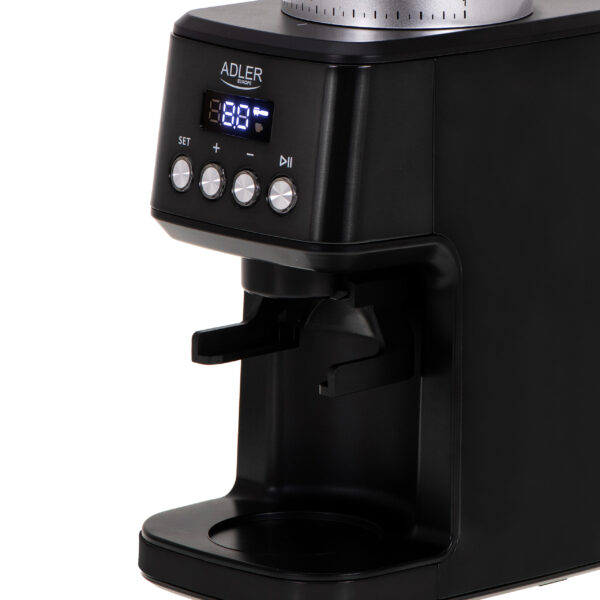 Adler Burr Coffee Grinder | AD 4300 | 180 W | Coffee beans capacity 300 g | Black - Image 3