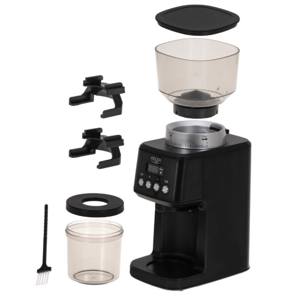 Adler Burr Coffee Grinder | AD 4300 | 180 W | Coffee beans capacity 300 g | Black - Image 5