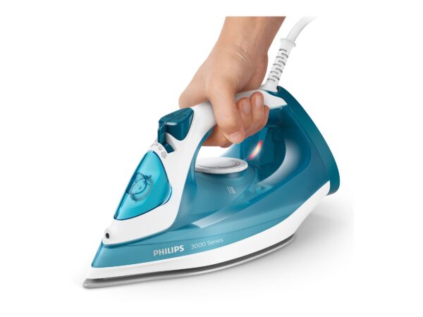 Philips | DST3011/20 | Steam Iron | 2100 W | Water tank capacity 0.3 ml | Continuous steam 30 g/min | Blue - Image 9