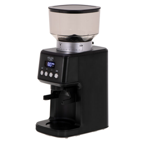Adler Burr Coffee Grinder | AD 4300 | 180 W | Coffee beans capacity 300 g | Black - Image 6
