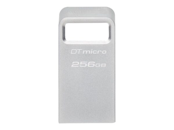 Kingston | USB 3.2 Flash Drive | DataTraveler micro | 256 GB | USB 3.2 | Silver - Image 2