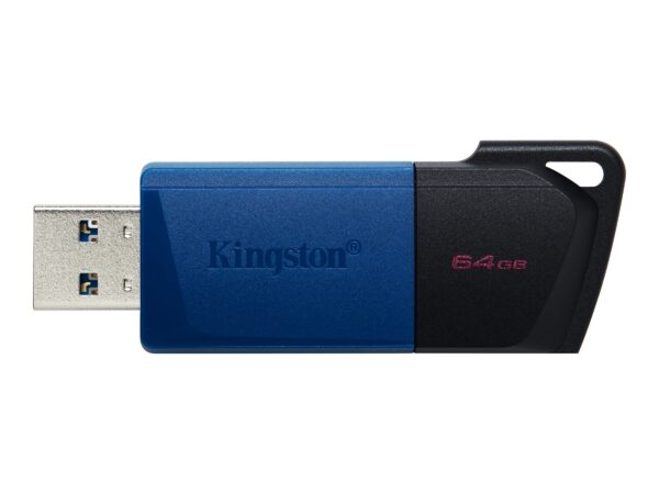 Kingston | USB 3.2 Flash Drive | DataTraveler Exodia M | 64 GB | USB 3.2 | Black/Blue - Image 4