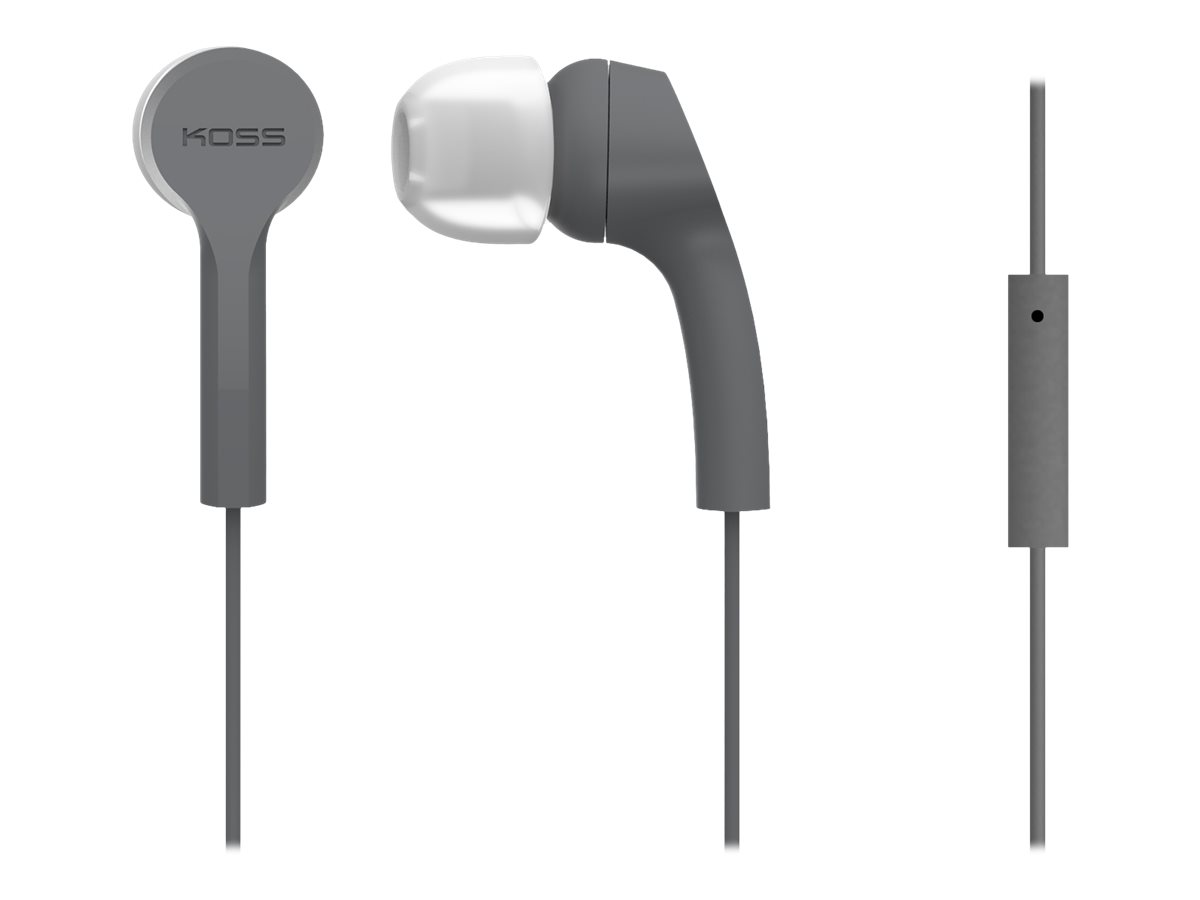 Koss | Headphones | KEB9iGRY | Wired | In-ear | Microphone | Gray - Image 2