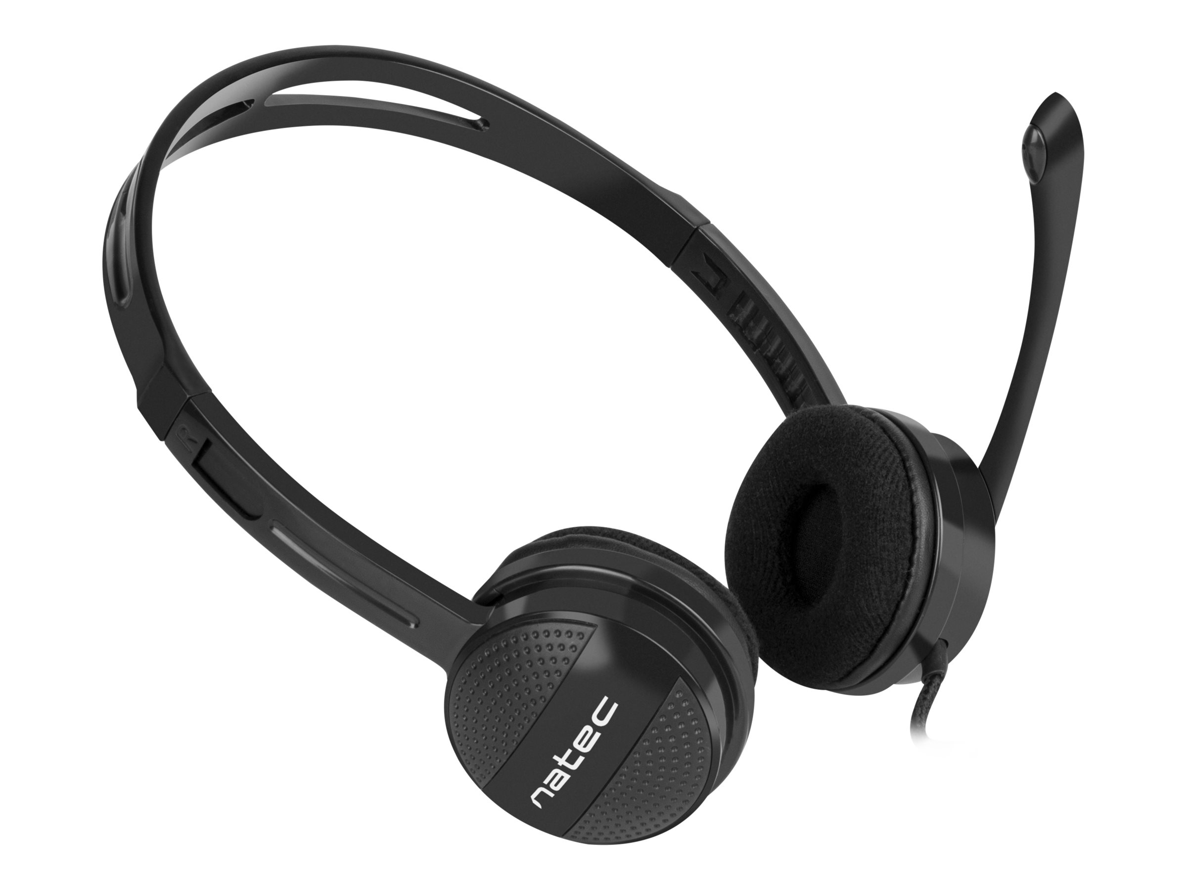 Natec | Headset | Canary Go | Wired | On-Ear | Microphone | Noise canceling | Black - Image 6