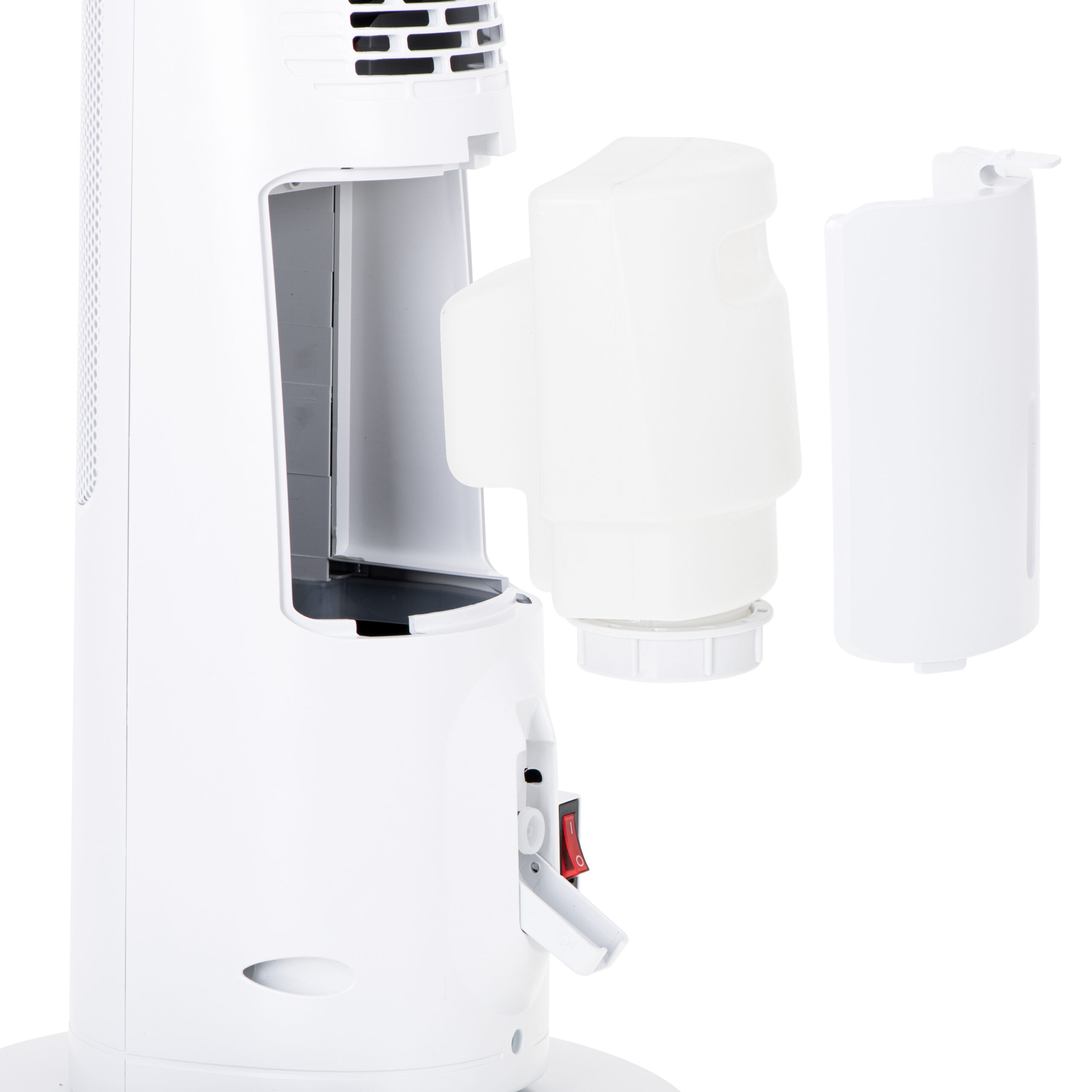 Adler | Tower Fan Heater with Humidifier | AD 7730 | Ceramic | 2200 W | Number of power levels 2 | Suitable for rooms up to 25 m² | White - Image 6