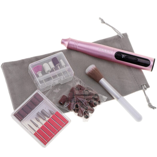 Adler | Electric Nail Drill Set | AD 2181 | Number of power levels 5 | Pink - Image 4
