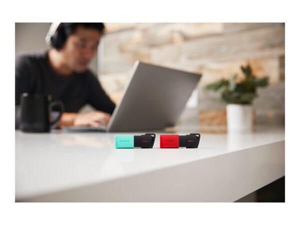 Kingston | USB Flash Drive | DataTraveler Exodia | 128 GB | USB 3.2 Gen 1 | Black/Red - Image 10