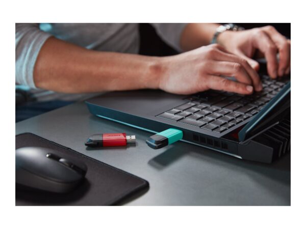 Kingston | USB Flash Drive | DataTraveler Exodia | 128 GB | USB 3.2 Gen 1 | Black/Red - Image 11