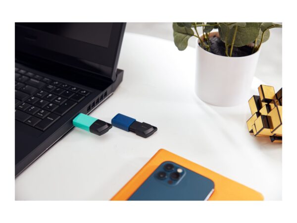 Kingston | USB Flash Drive | DataTraveler Exodia | 256 GB | USB 3.2 Gen 1 | Black/Teal - Image 9