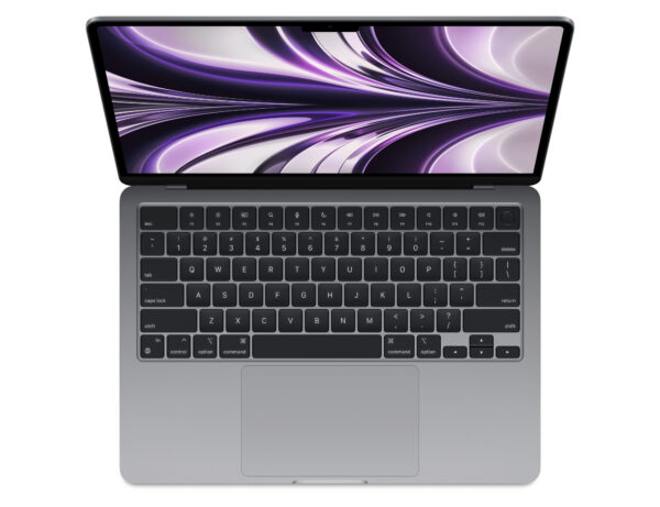 Apple | MacBook Air | Space Grey | 13.6 " | IPS | 2560 x 1664 | Apple M2 | 8 GB | Solid-state drive capacity 512 GB | Apple M2 10-core GPU | Without ODD | macOS | 802.11ax | Bluetooth version 5.0 | Keyboard language Swedish | Keyboard backlit | Warranty 12 month(s) | Battery warranty 12 month(s) - Image 3