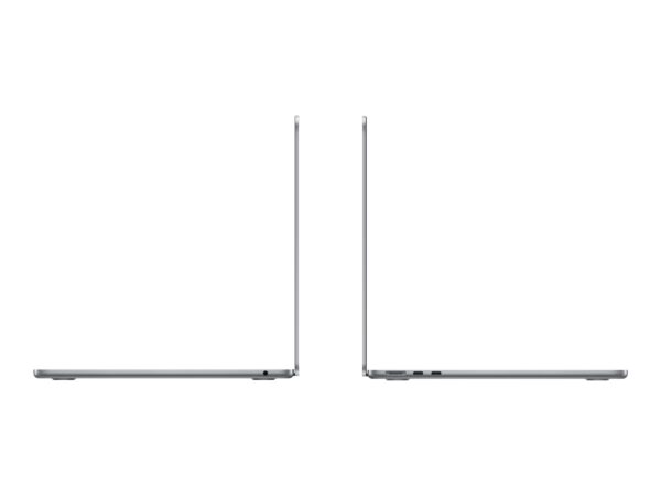 Apple | MacBook Air | Space Grey | 13.6 " | IPS | 2560 x 1664 | Apple M2 | 8 GB | Solid-state drive capacity 512 GB | Apple M2 10-core GPU | Without ODD | macOS | 802.11ax | Bluetooth version 5.0 | Keyboard language Swedish | Keyboard backlit | Warranty 12 month(s) | Battery warranty 12 month(s) - Image 4