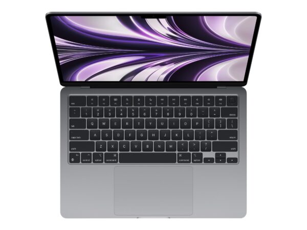 Apple | MacBook Air | Space Grey | 13.6 " | IPS | 2560 x 1664 | Apple M2 | 8 GB | Solid-state drive capacity 512 GB | Apple M2 10-core GPU | Without ODD | macOS | 802.11ax | Bluetooth version 5.0 | Keyboard language Swedish | Keyboard backlit | Warranty 12 month(s) | Battery warranty 12 month(s) - Image 8