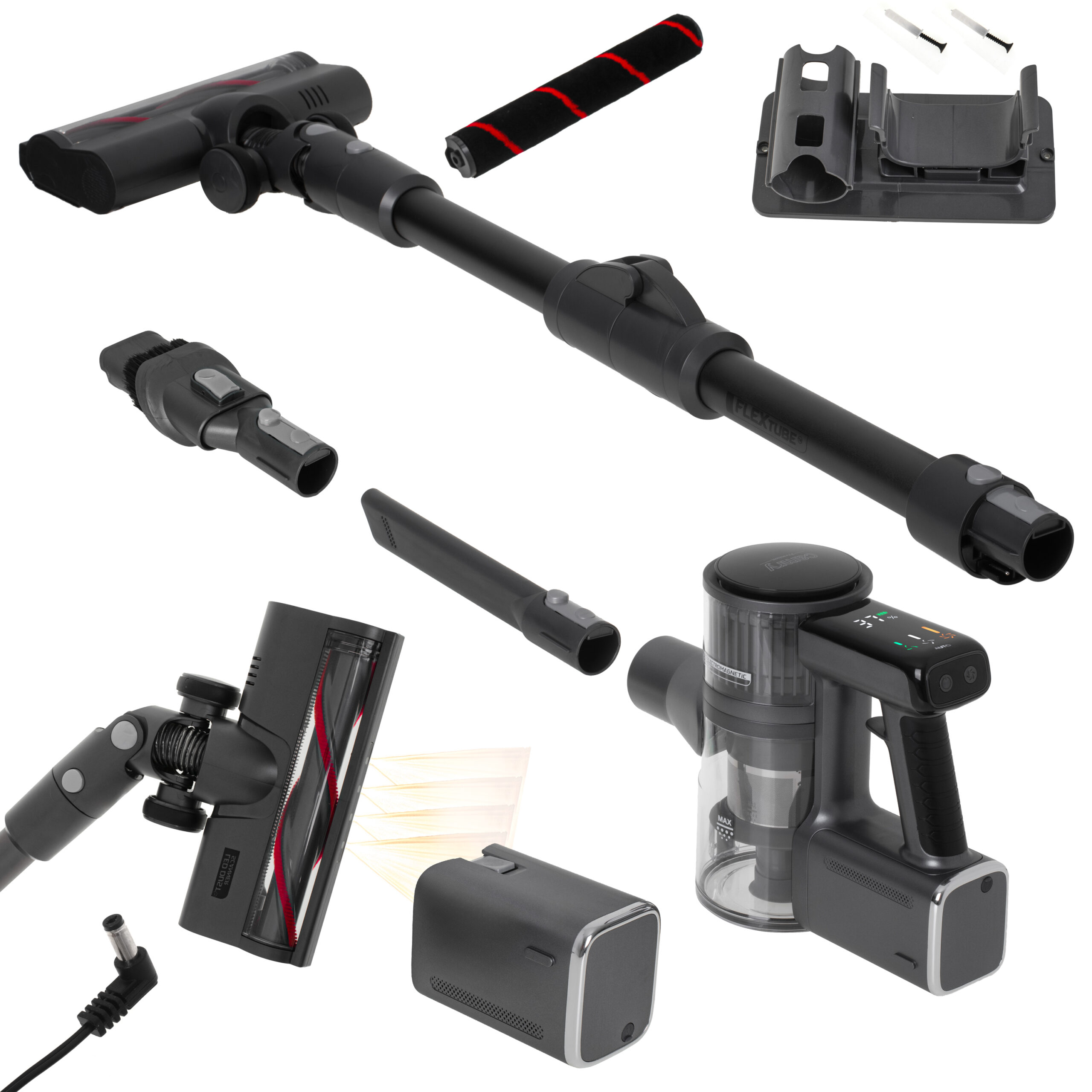 Camry Vacuum Cleaner | CR 7063 Efficient | Cordless operating | 220-240 V | Operating time (max) 100 min | Black | Warranty 24 month(s) - Image 4