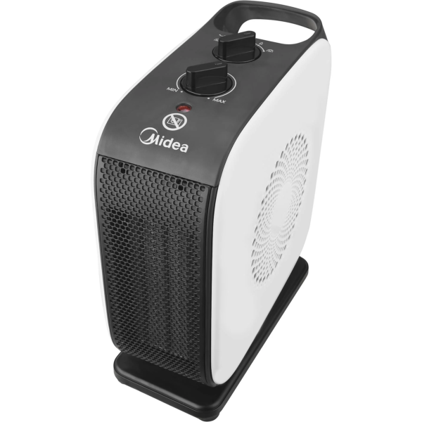 Midea Compact PTC Fan Heater | NTY15-19CA | Fan heater | 1500 W | Number of power levels 2 | Suitable for rooms up to 10 m² | White/Black - Image 2