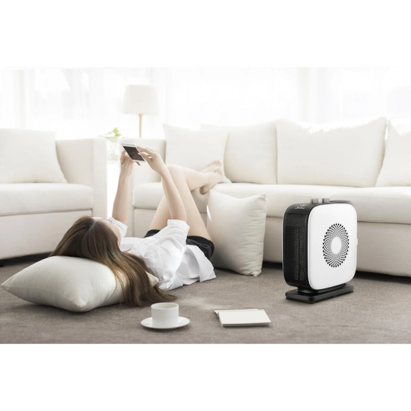 Midea Compact PTC Fan Heater | NTY15-19CA | Fan heater | 1500 W | Number of power levels 2 | Suitable for rooms up to 10 m² | White/Black - Image 6