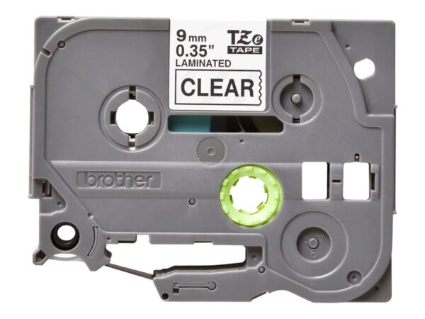 Brother | TZe-121 Laminated Tape | Black on Clear | TZe | 8 m | 9 cm - Image 6