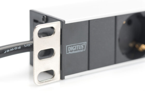 Aluminum outlet strip with 8 safety outlets | DN-95401 | Sockets quantity 8 - Image 5