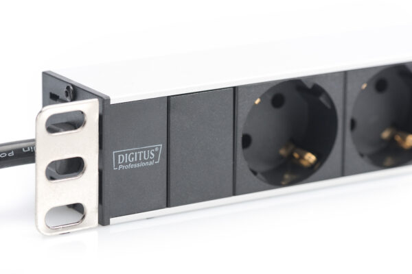 Aluminum outlet strip with 8 safety outlets | DN-95401 | Sockets quantity 8 - Image 6