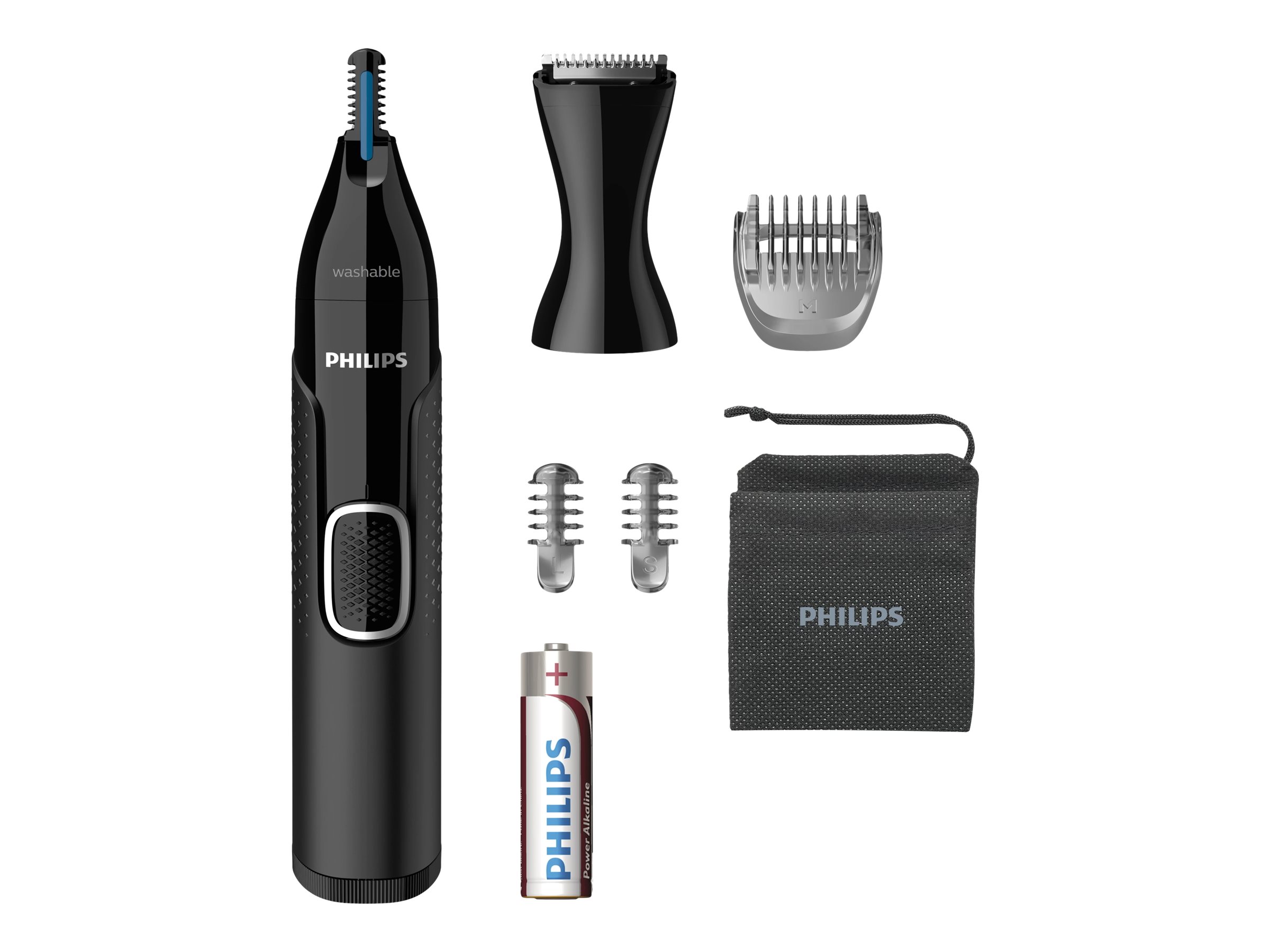 Philips | Nose, Ear, Eyebrow and Detail Hair Trimmer | NT5650/16 | Nose, Ear, Eyebrow and Detail Hair Trimmer | Black - Image 8