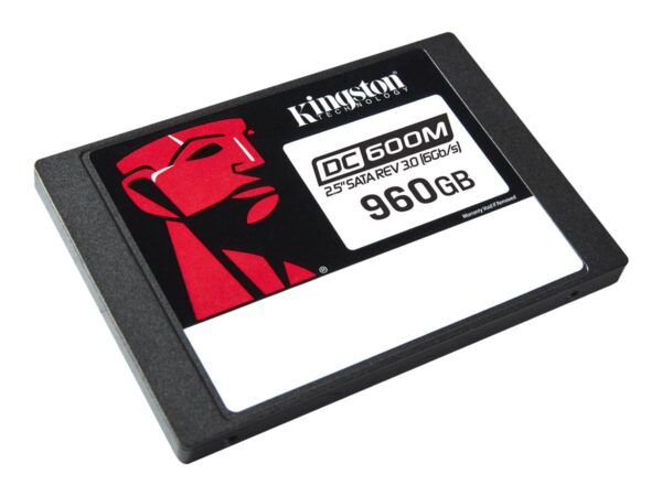 Kingston DC600M | 960 GB | SSD form factor 2.5" | Solid-state drive interface SATA Rev. 3.0 | Read speed 560 MB/s | Write speed 530 MB/s - Image 2