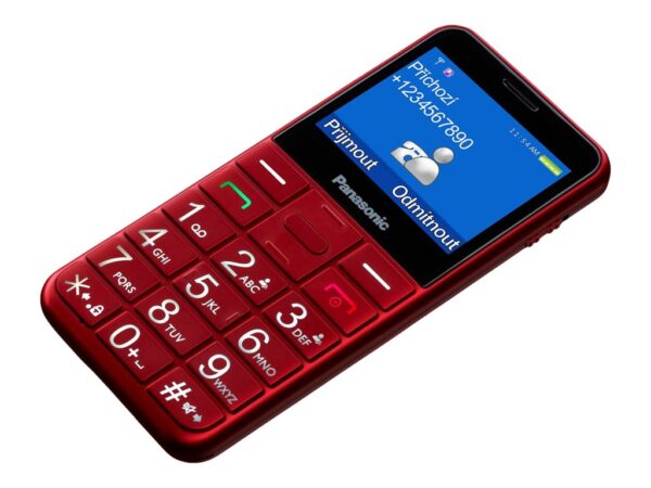 Panasonic | KX-TU155EXBN | Red | 2.4 " | TFT-LCD | microSD/microSDHC MB | Bluetooth | USB version micro USB | Built-in camera | Main camera resolution 0.3 MP - Image 4