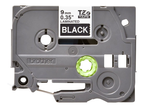 Brother | TZe-325 Laminated Tape | White on Black | TZe | 8 m | 9 cm - Image 7