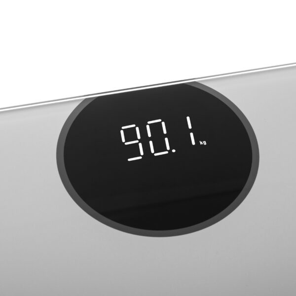 Adler | Bathroom scale | AD 8175 | Maximum weight (capacity) 180 kg | Accuracy 100 g | Silver - Image 3