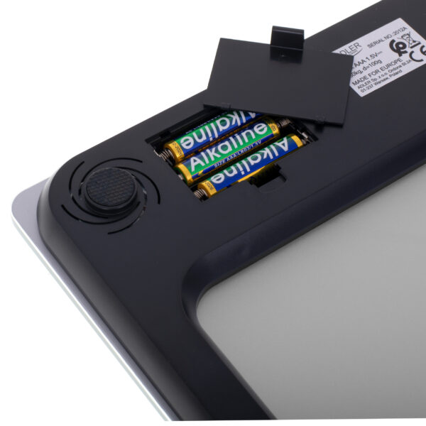 Adler | Bathroom scale | AD 8175 | Maximum weight (capacity) 180 kg | Accuracy 100 g | Silver - Image 4