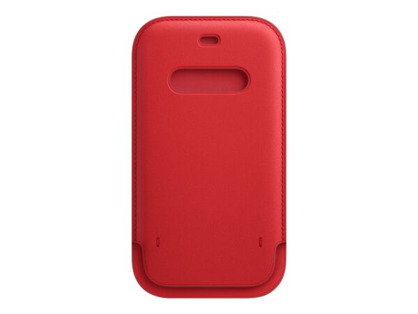Apple | 12, 12 Pro Leather Sleeve with MagSafe | Sleeve with MagSafe | Apple | iPhone 12, iPhone 12 Pro | Leather | Red - Image 2