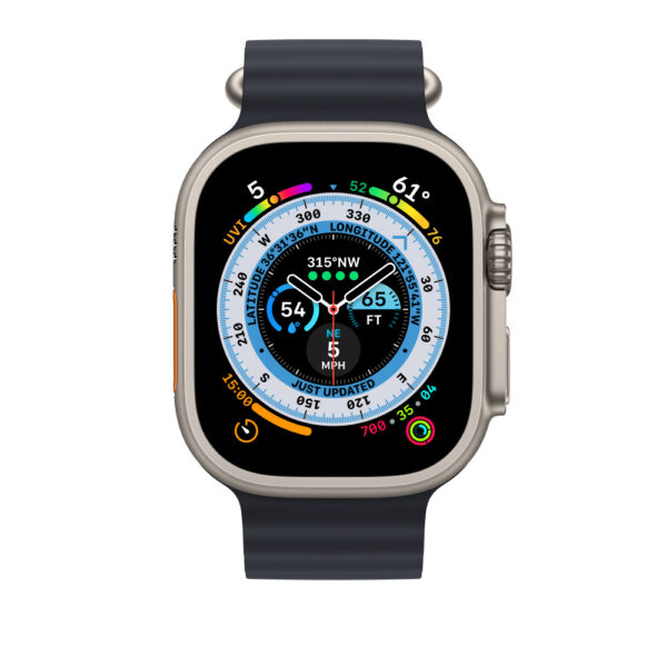 Apple | Ocean Band Extension | 49 | Midnight | Fluoroelastomer | Strap fits 130–200mm wrists - Image 4