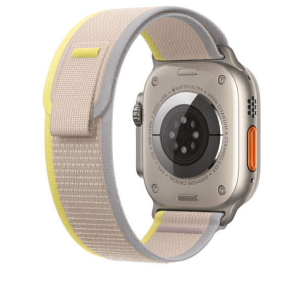 Apple | Trail Loop - S/M | 49 | Yellow/Beige | Nylon | Strap fits 130–180mm wrists - Image 5