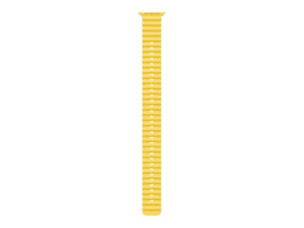 Apple | Ocean Band Extension | 49 | Yellow | Fluoroelastomer | Strap fits 130–200mm wrists