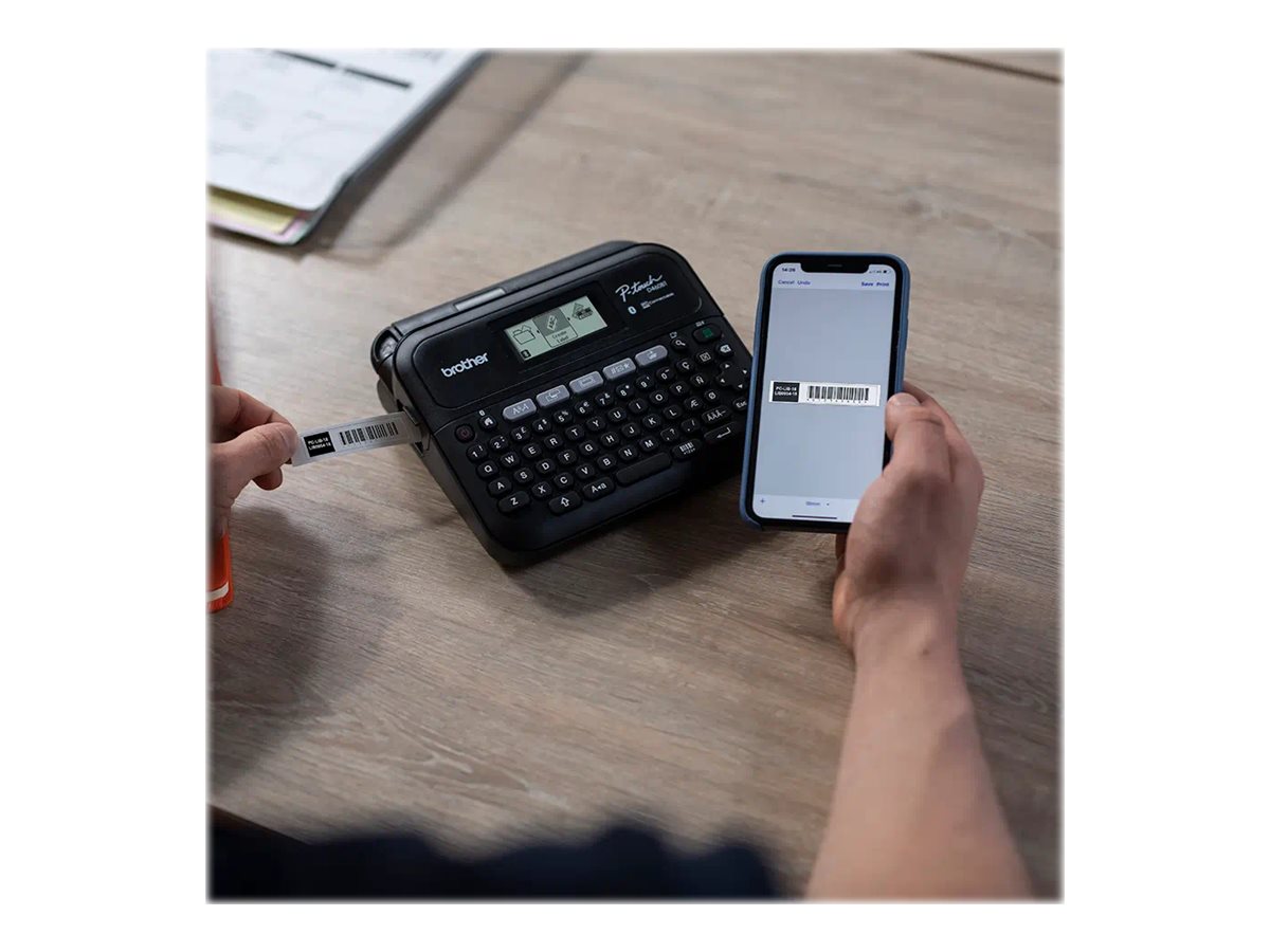 Brother PT-D460BTVP | Mono | Thermal | Label Printer | Black - Image 16