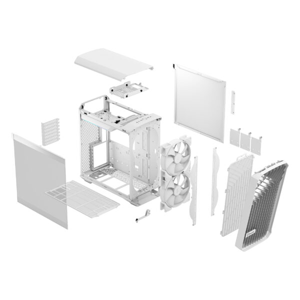 Fractal Design | Torrent Compact | RGB White TG clear tint | Mid-Tower | Power supply included No | ATX - Image 3