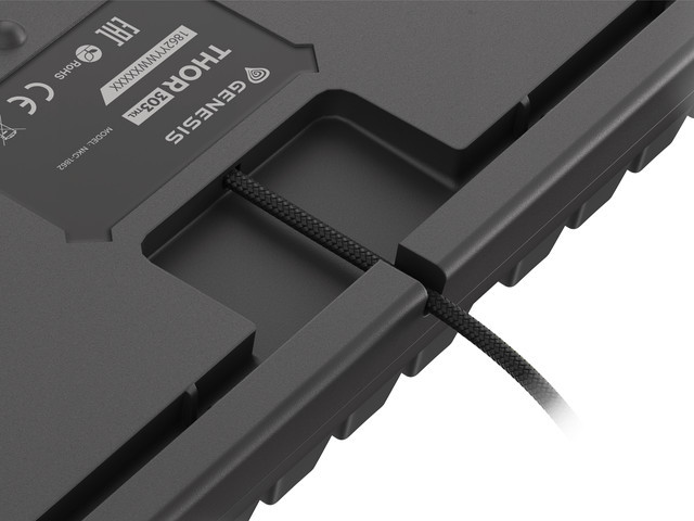 Genesis | THOR 303 TKL | Mechanical Gaming Keyboard | Wired | RGB LED light | US | USB Type-A | 865 g | Replaceable "HOT SWAP" Switches - Image 5