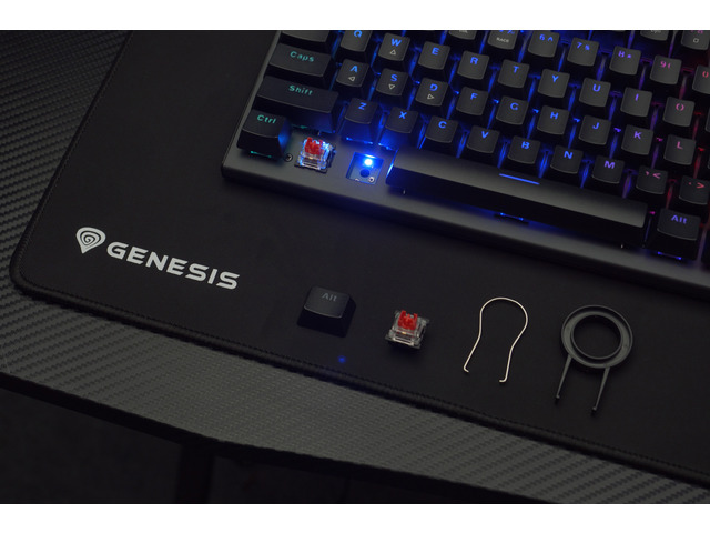 Genesis | THOR 303 TKL | Mechanical Gaming Keyboard | Wired | RGB LED light | US | USB Type-A | 865 g | Replaceable "HOT SWAP" Switches - Image 7