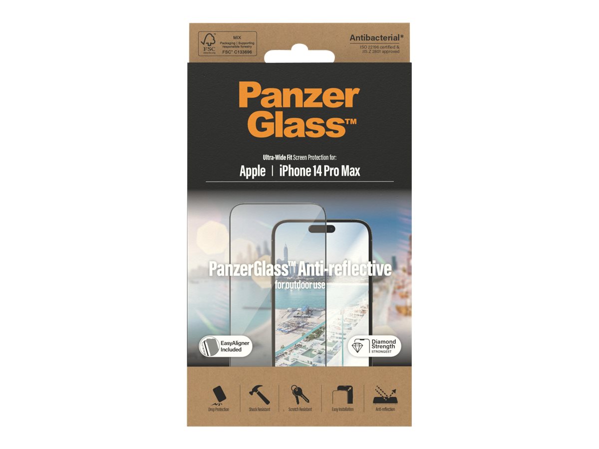 PanzerGlass | Screen protector | Apple | iPhone 14 Pro Max | Glass | Clear | Ultra-Wide Fit; Easy installation; Privacy Filter; Fingerprint resistant | Anti-Reflective - Image 11