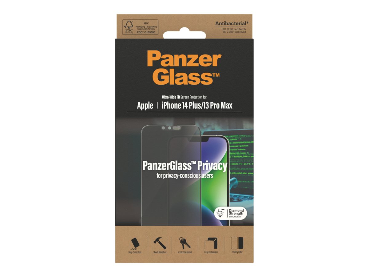 PanzerGlass | Screen protector | Apple | iPhone 14 Plus/13 Pro Max | Glass | Black | Ultra-Wide Fit | Privacy - Image 10