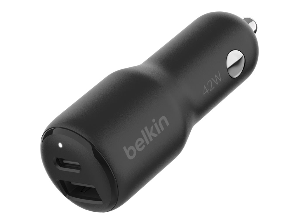 Belkin | BOOST CHARGE 42w-30w USB-C PD PPS + 12w USB-A Car Charger, | CCB005btBK - Image 16