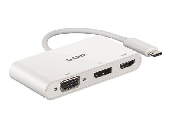 D-Link | 3-in-1 USB-C to HDMI/VGA/DisplayPort Adapter | DUB-V310 | USB hub | USB Type-C - Image 5