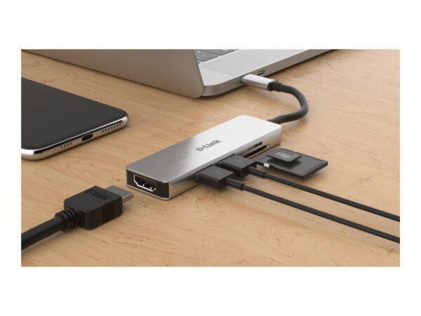 D-Link | 5-in-1 USB-C™ Hub with HDMI and SD/microSD Card Reader | DUB-M530 | USB Type-C - Image 8