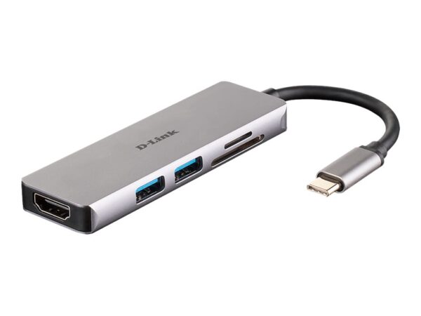 D-Link | 5-in-1 USB-C™ Hub with HDMI and SD/microSD Card Reader | DUB-M530 | USB Type-C - Image 3