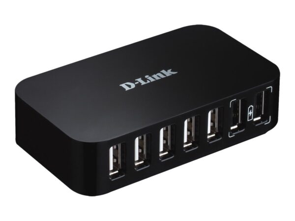 D-Link | 7-Port USB 2.0 Hub | DUB-H7/E | USB Hub - Image 2