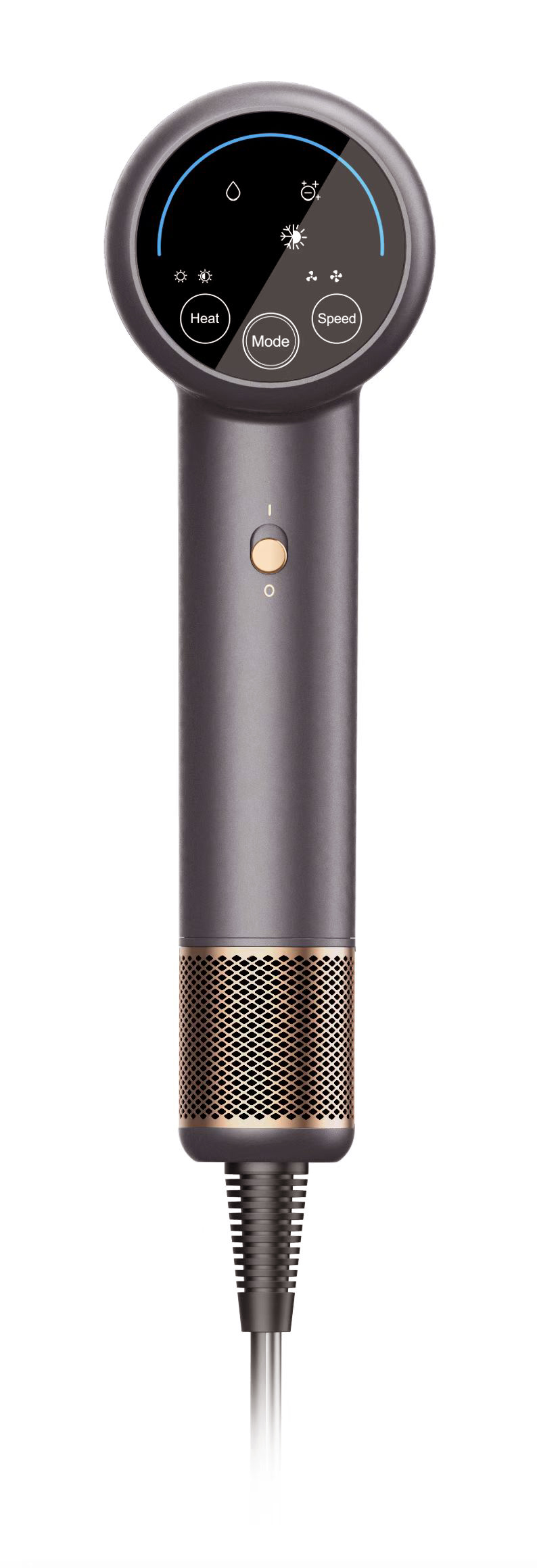 Jimmy | Hair Dryer | F8 | 1600 W | Number of temperature settings 3 | Ionic function | Diffuser nozzle | Grey - Image 4