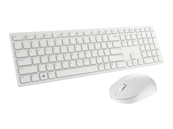 Dell | Keyboard and Mouse | KM5221W Pro | Keyboard and Mouse Set | Wireless | Mouse included | US | White | 2.4 GHz - Image 5