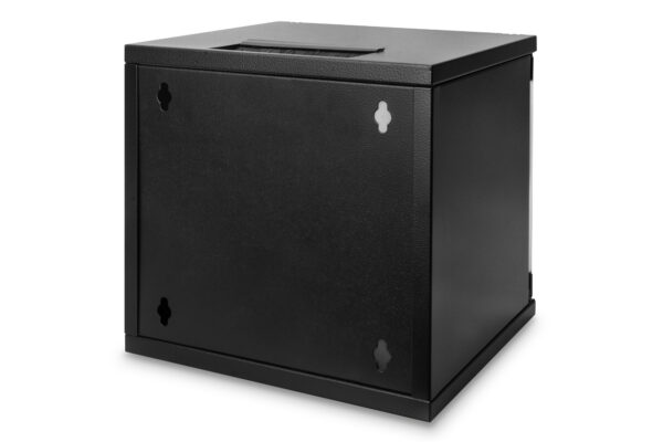 Digitus | Wall Mounting Cabinet | DN-10-06U-B | Black | IP protection class: IP20; Front door: Glass door, single opening; Cabinet type: Wall mounting cabinet; Depth: 300 mm; Load capacity: 30 kg