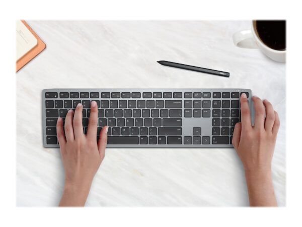 Dell | Keyboard | KB700 | Keyboard | Wireless | US | Titan Gray | 2.4 GHz, Bluetooth 5.0 - Image 11