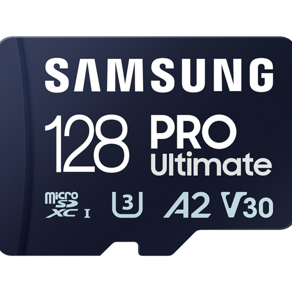 Samsung | MicroSD Card with Card Reader | PRO Ultimate | 128 GB | microSDXC Memory Card | Flash memory class U3, V30, A2