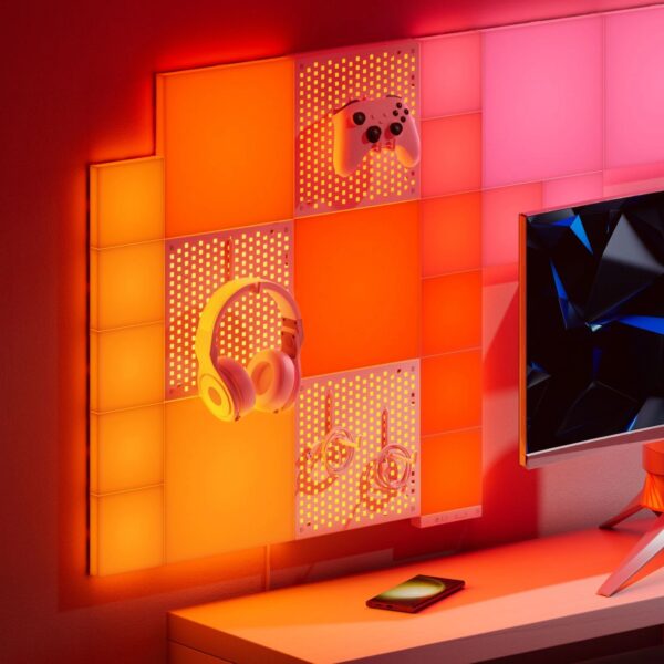 Nanoleaf Blocks Small Squares Add-On Kit (4 Panels)|16M+ colours - Image 2